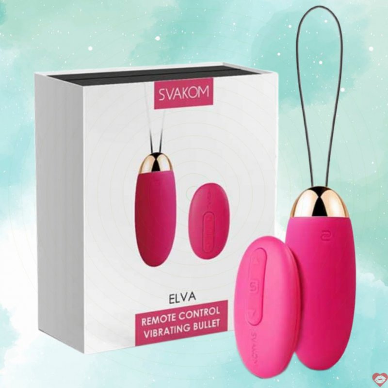 Trứng Rung Svacom Elva Điều Khiển Từ Xa Sạc Điện Rung Mạnh 