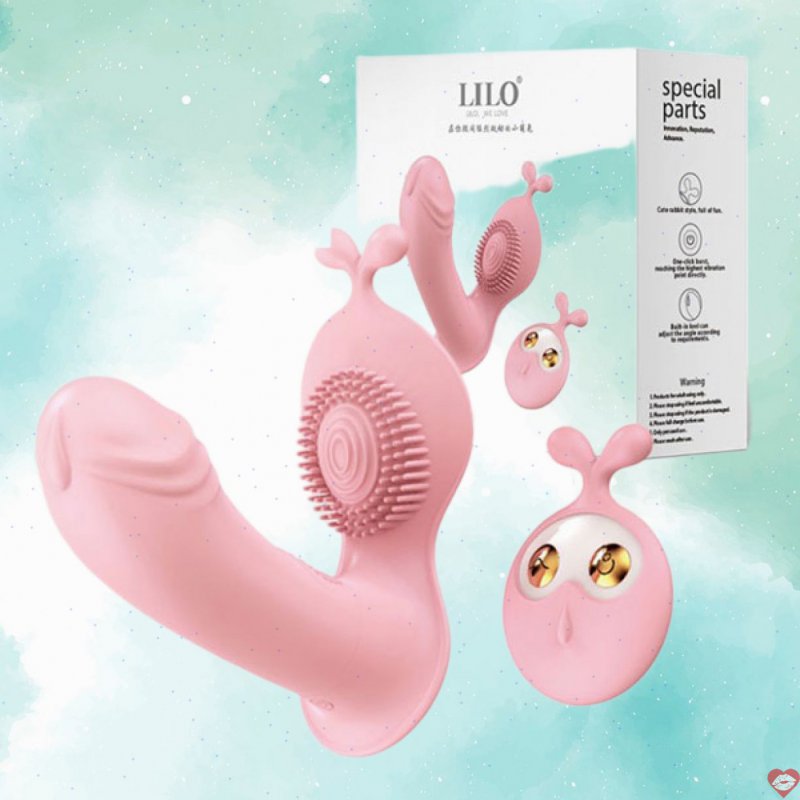 Chíp Rung LILO Hình Dương Vật 10 Chế Độ Rung Điều Khiển Từ Xa