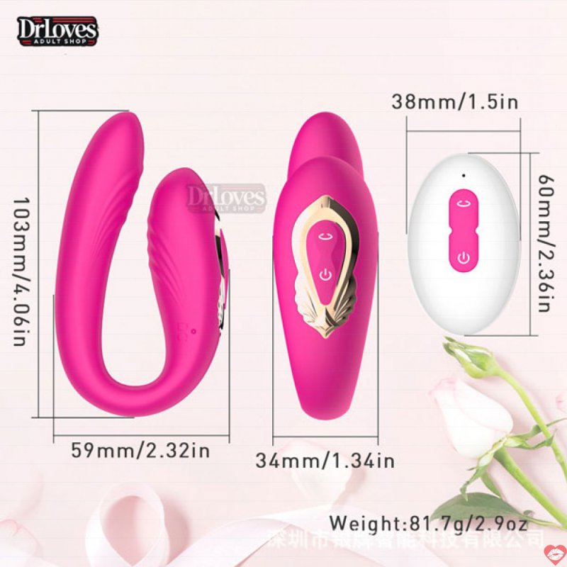 Trứng Rung Chữ U – Rung 10 Chế Độ Điều Khiển Từ Xa
