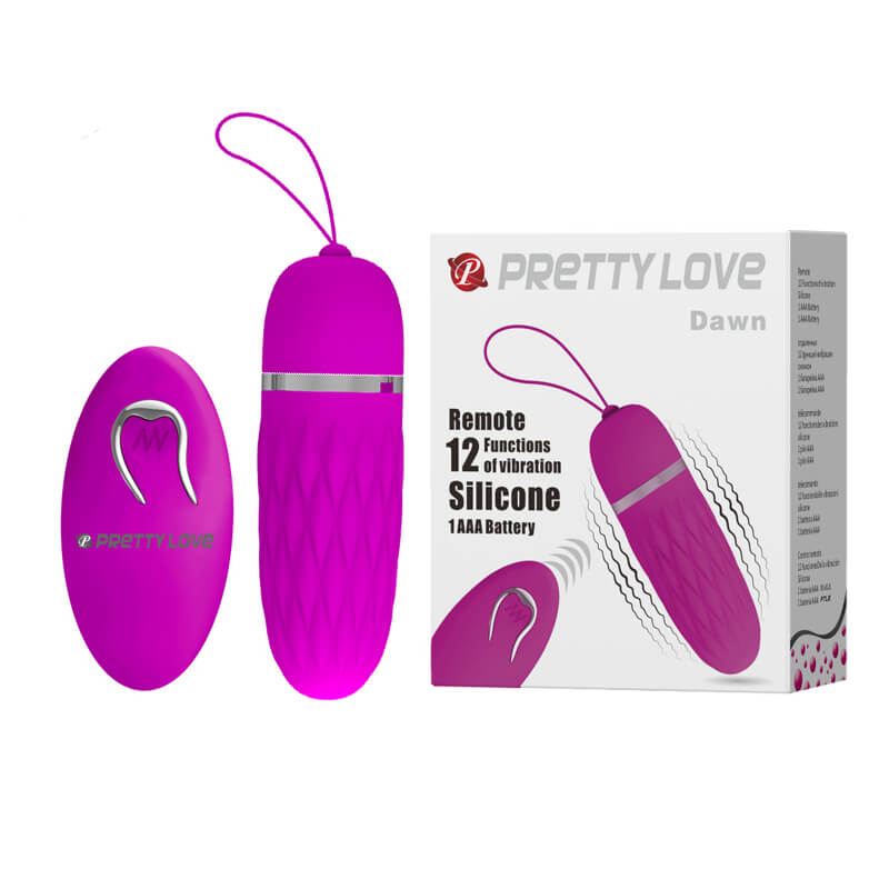 Trứng Rung PrettyLove Dawn Remote 12 Chế Độ Rung Mạnh Mẽ
