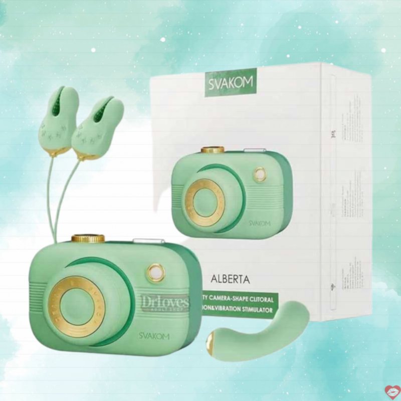 Máy Rung Massage Svakom ALBERTA 3in1 Cao Cấp