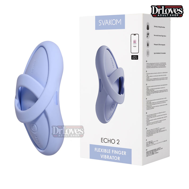 Máy rung massage Svakom Echo 2 rung sưởi ấm chống nước app điều khiển