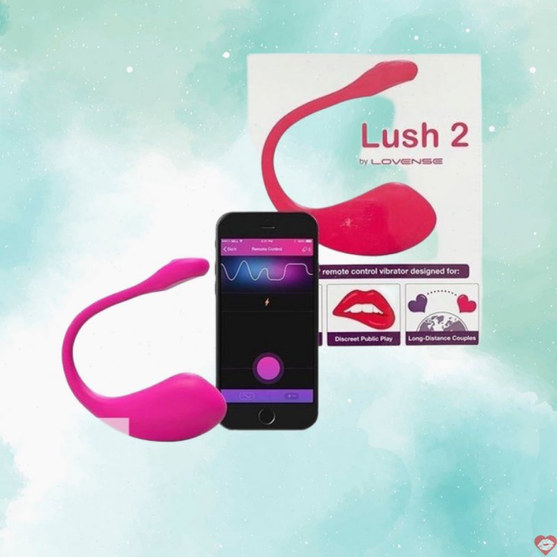 Lovense Lush 2 trứng rung thông minh điều khiển từ xa không giới hạn khoảng cách