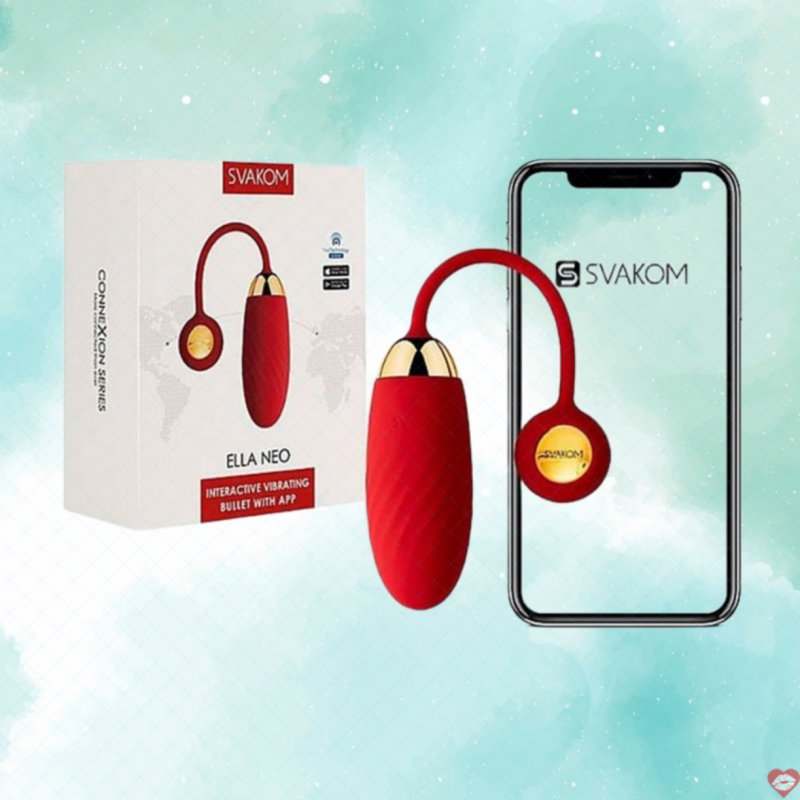 Trứng rung điều khiển từ xa tương tác qua app Svakom Ella Neo
