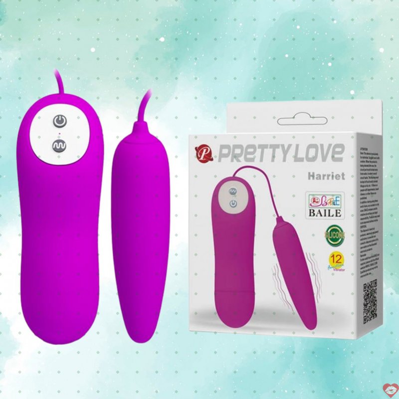 Trứng rung giá rẻ silicon mềm mịn Pretty Love Harriet