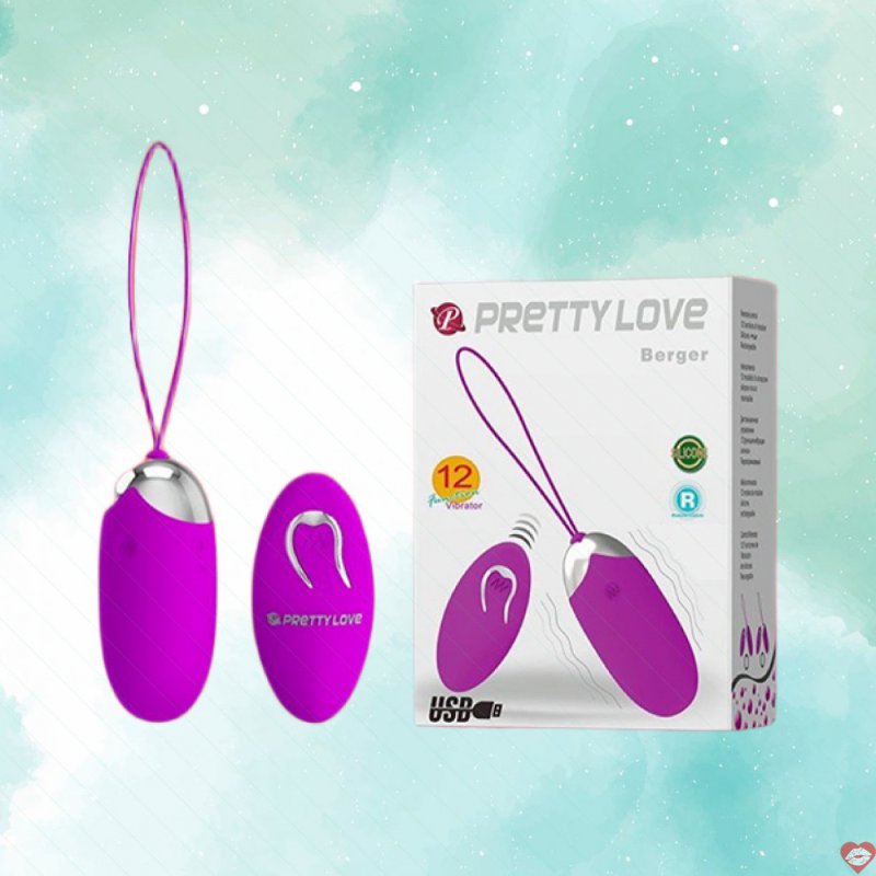 Trứng rung Pretty Love Berger 12 chế độ điều khiển từ xa
