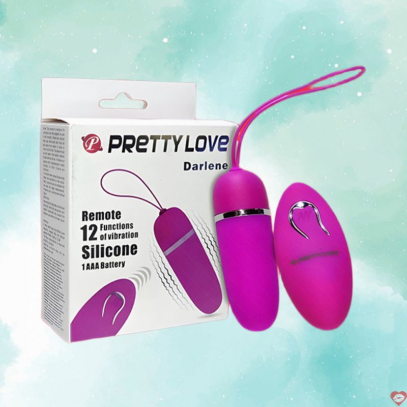 Trứng rung Pretty Love Darlene điều khiển từ xa 12 chế độ