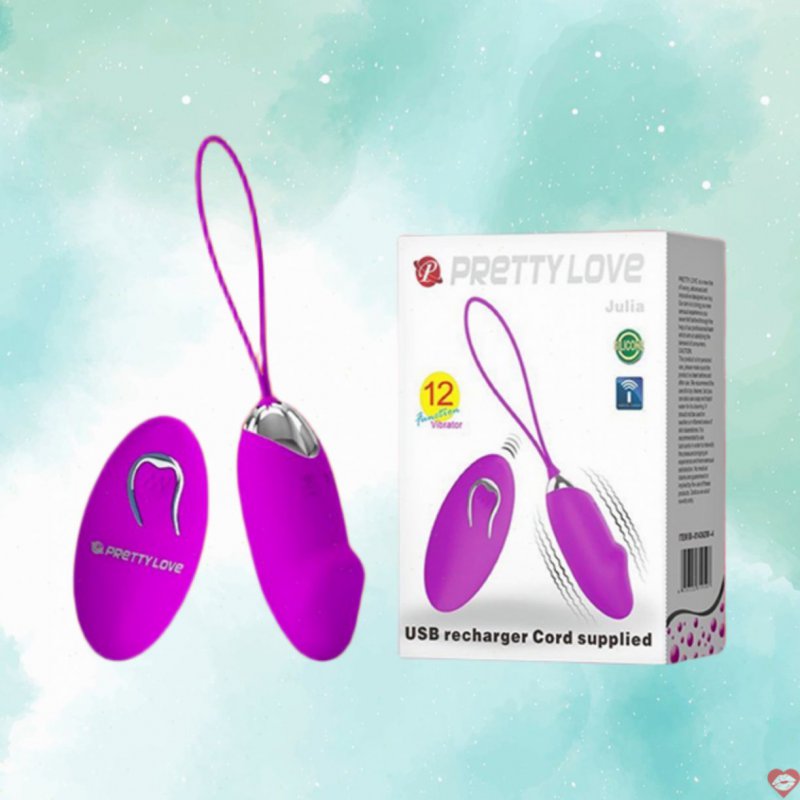 Trứng rung điều khiển từ xa Pretty Love Julia 12 chế độ