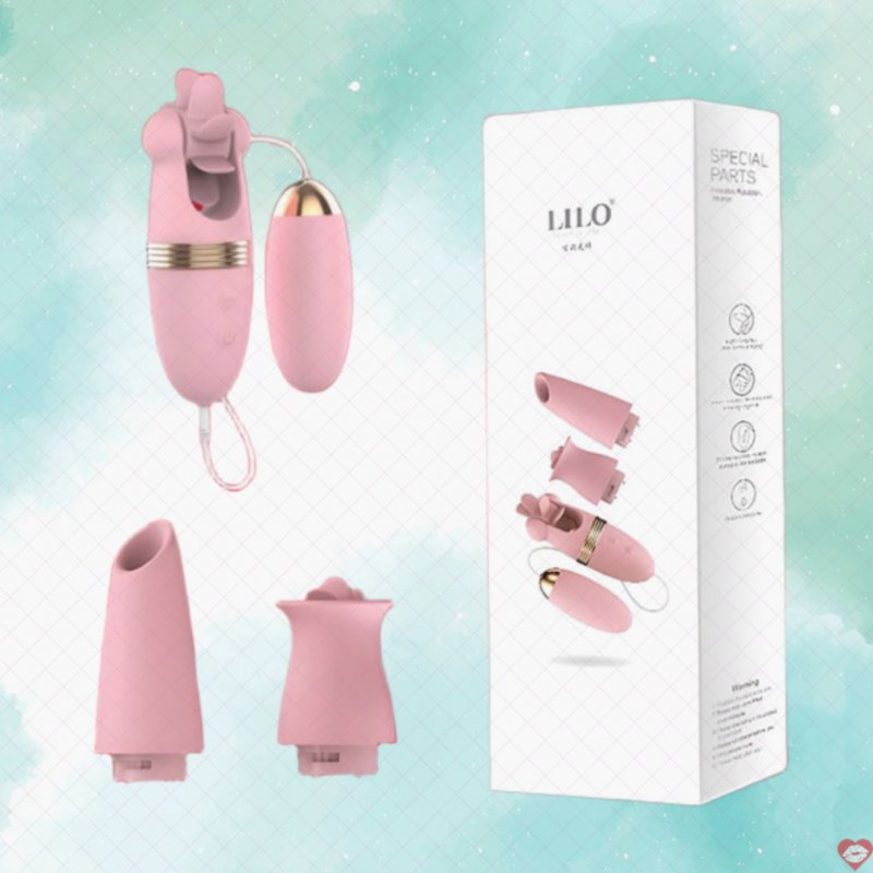 Bộ trứng rung đa năng LILO - 3 đầu thay thế - 12 chế độ rung