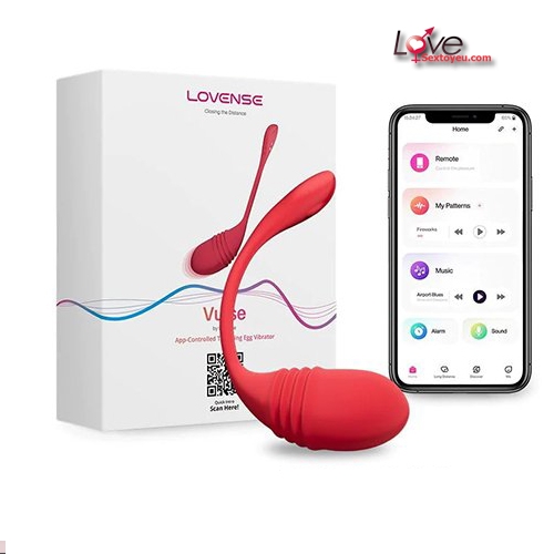 Lovense Vulse trứng rung thụt thông minh điều khiển app silicon cao cấp