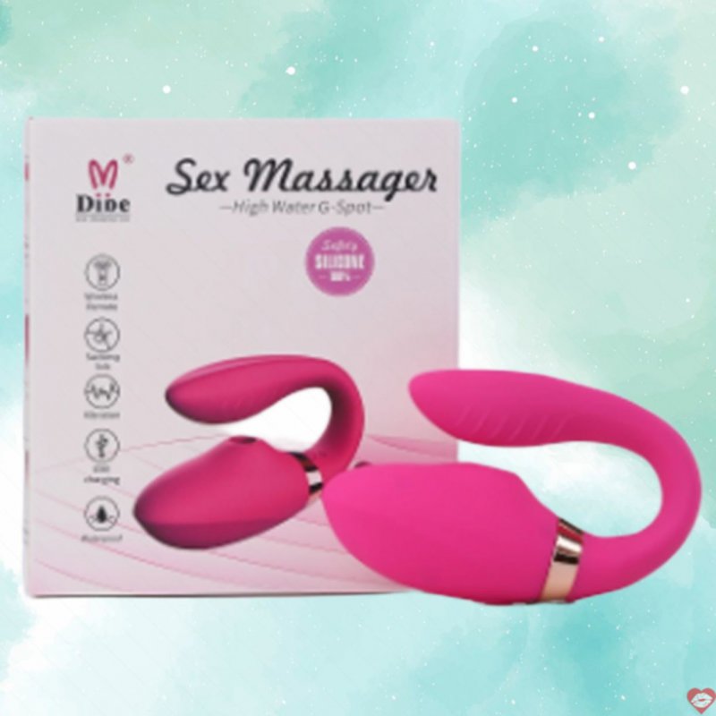 Máy rung bú 2 đầu Dibe G-spot điều khiển xa