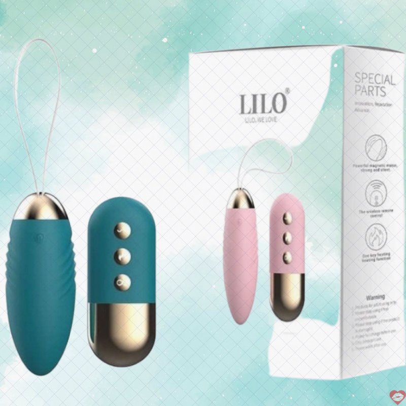 Trứng rung Lilo sưởi ấm điều khiển xa