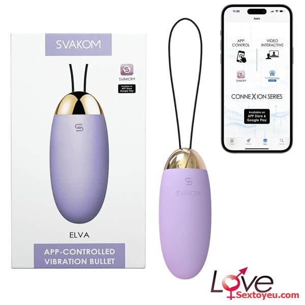 Trứng rung cao cấp Svakom Elva 12 chế độ rung điều khiển App