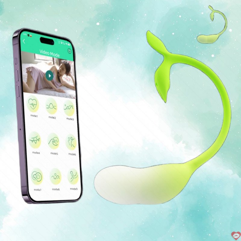 Trứng rung hạt mầm xanh Yeain Spring Buds kết nối app