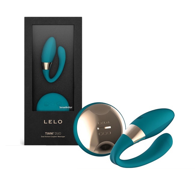 Máy rung cặp đôi Lelo Tiani Duo silicone y tế cao cấp 8 chế độ rung