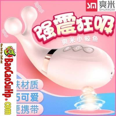 Shuangmi trứng rung 3in1 massage hút liếm kích thích cực đỉnh