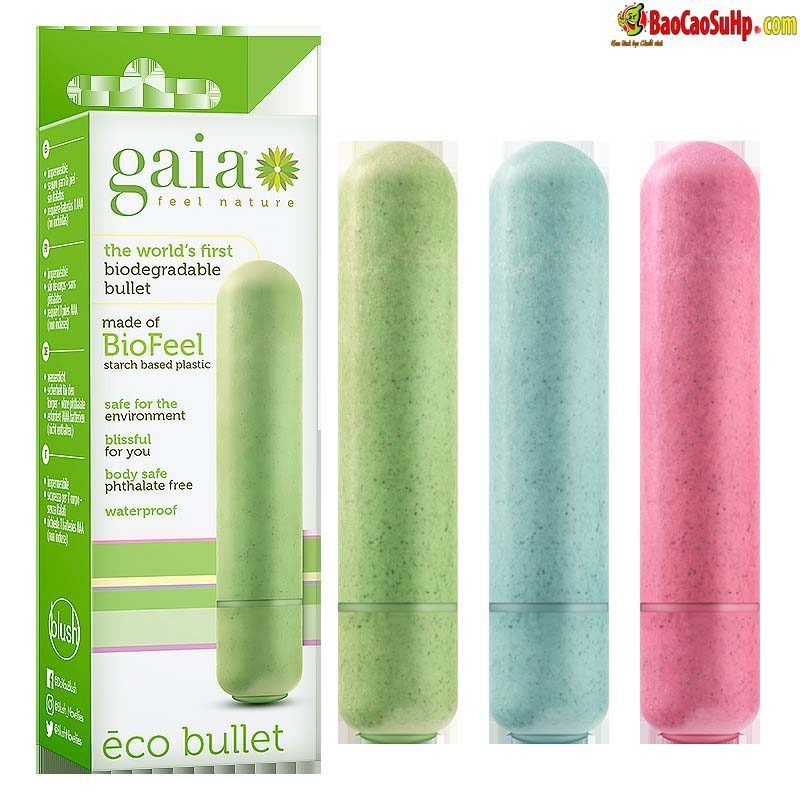 Trứng rung Blush Gaia siêu nhỏ điểm G mạnh mẽ nhập khẩu giá tốt