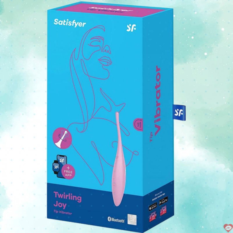Sextoys USA kích thích điểm G Satisfyer – Twirling Joy App-Controlled Clit Massager