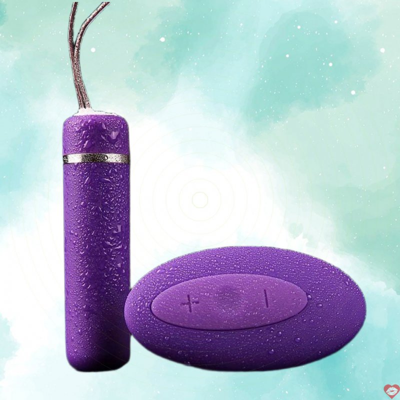 Trứng rung điều khiển từ xa Galaku Purle nhỏ gọn đa năng