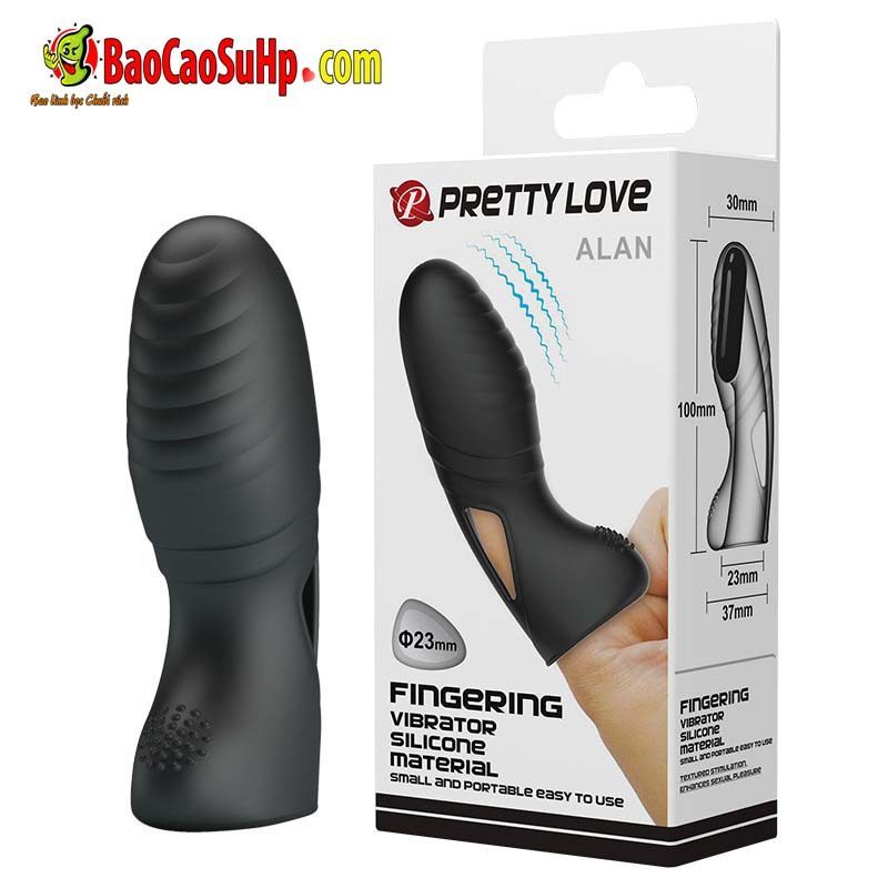 Ngón tay rung Baile BI-014750 phiên bản mới siêu kích thích Prettylove Allan