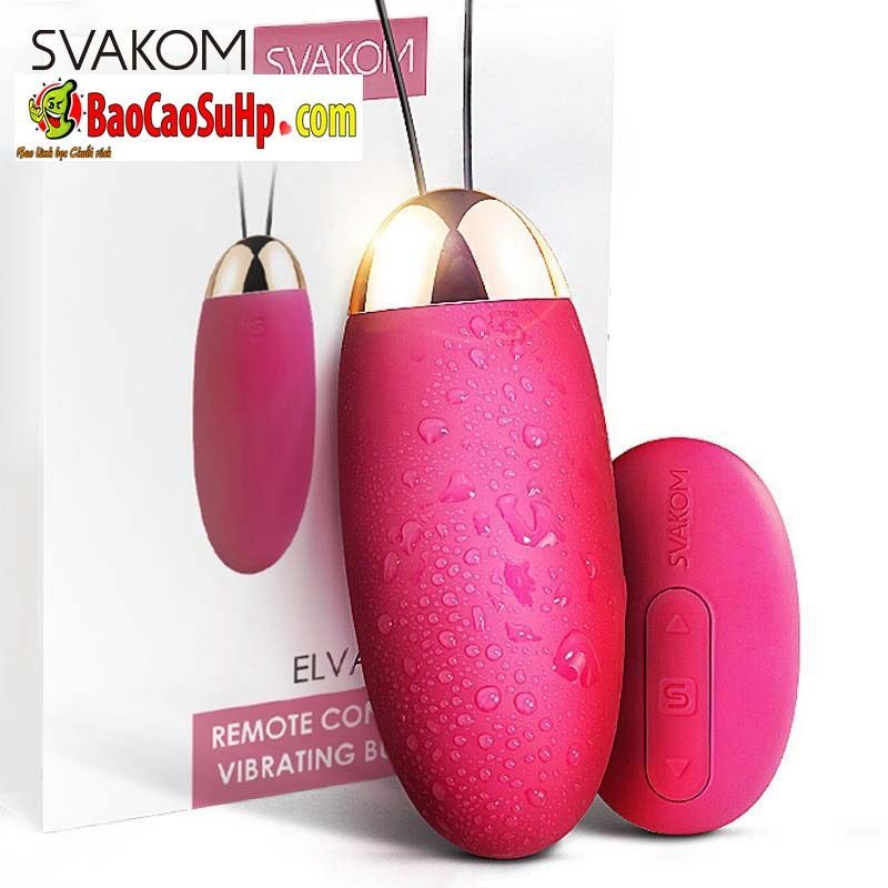 Trứng rung Svakom Elva điều khiển xa sang trọng, siêu mượt