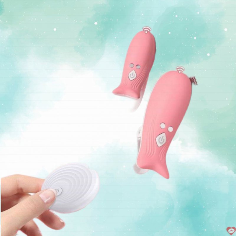 Kẹp ti điều khiển từ xa Jiuuy Mini Dolphin đa tần số massage ngực