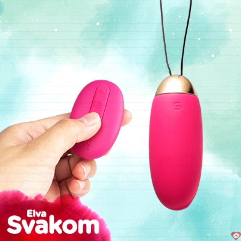 Trứng Rung Cao Cấp Điều Khiển Từ Xa Rung Siêu Mạnh - Svakom Elva USA
