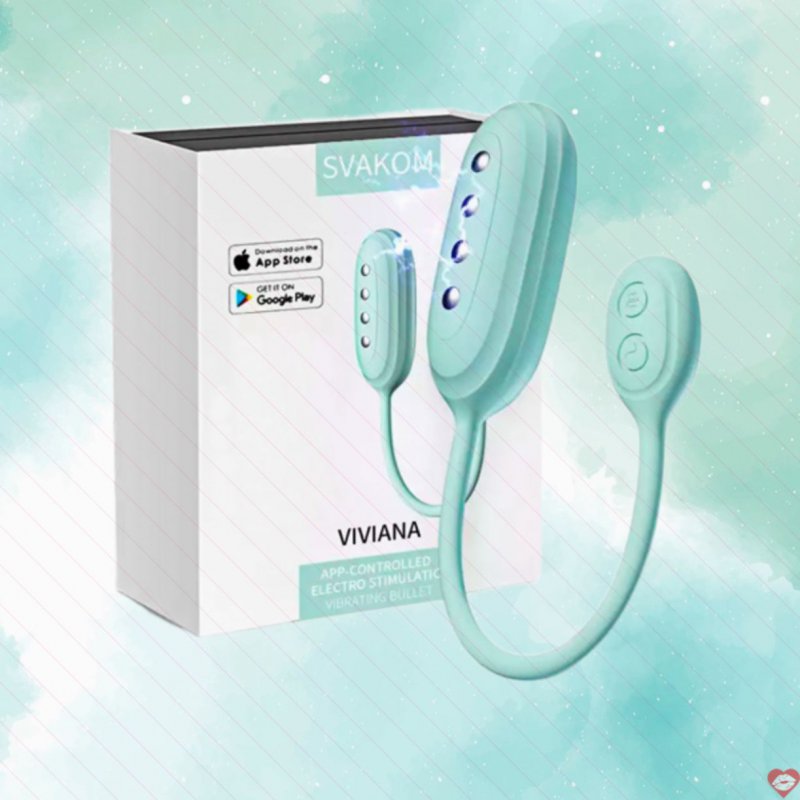 Trứng Rung Cao Cấp - Có Xung Điện Kích Thích - Điều Khiển Điện Thoại - Svakom VIVIANA USA