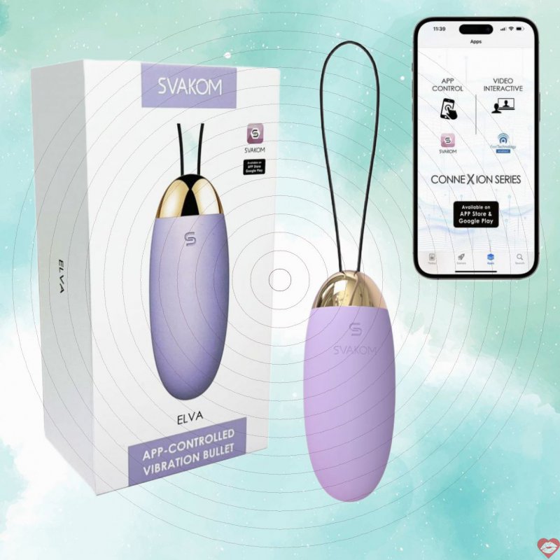 Trứng Rung Cao Cấp - Điều Khiển Qua Điện Thoại - Svakom ELVA App USA