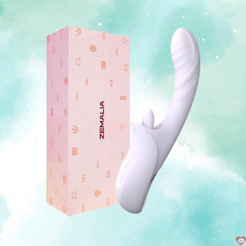 Dương vật giả đa năng Svakom Zemalia Rabbit Clitoral kèm lưỡi liếm