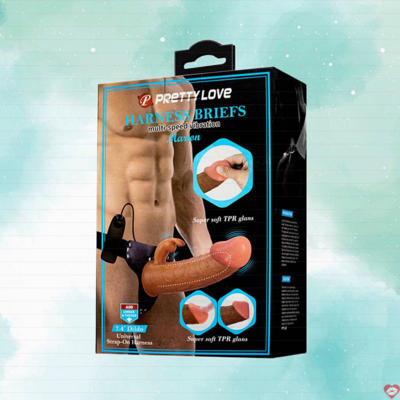 Dương vật giả có dây đeo Pretty Love Harness Briefs
