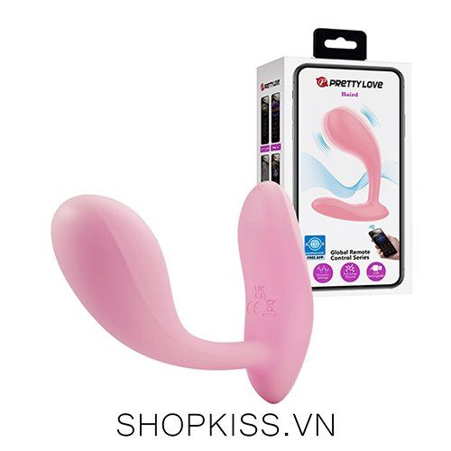 Trứng rung gắn quần lót Prettylove Baird điều khiển xa app kích thích G