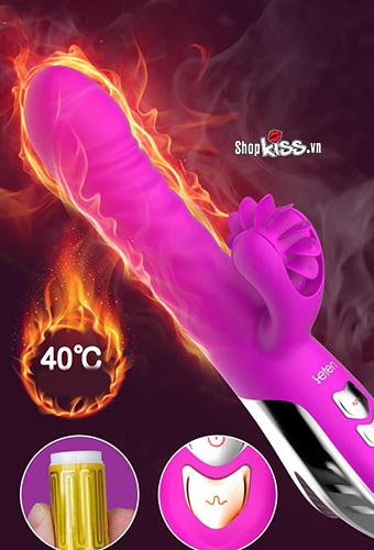 Dương vật giả Leten Wheels Thrusting rung thụt sưởi ấm