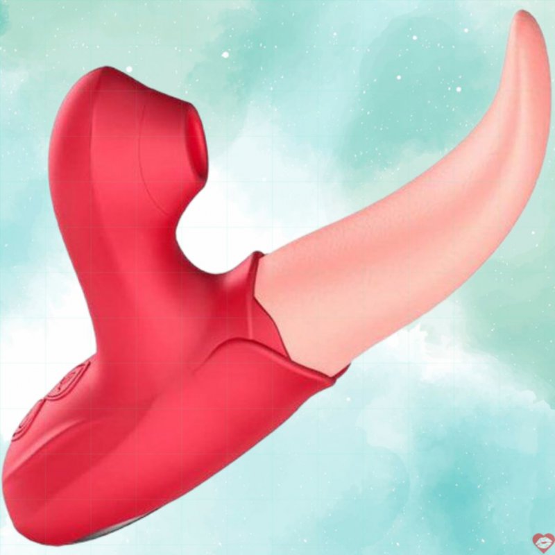 Lưỡi rung liếm âm đạo có nhánh bú mút hột le cực sướng Rose