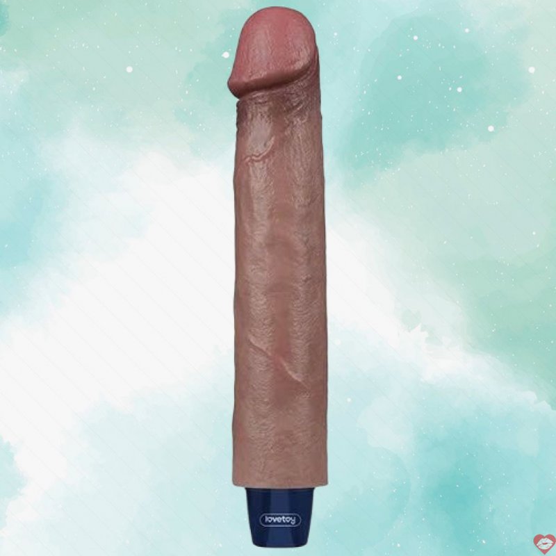 Dương vật giả có rung siêu kích thích Lovetoy Real Softee