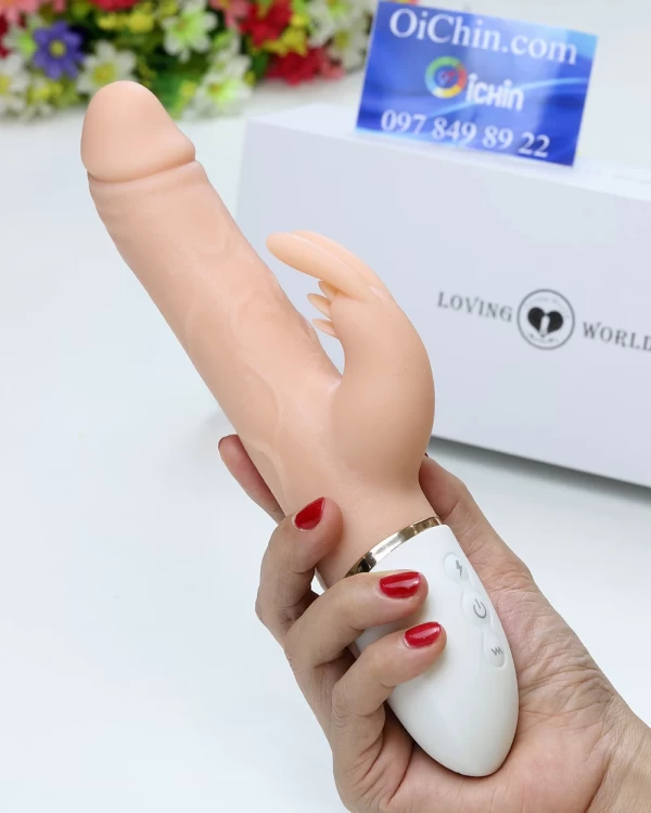 Loving World Wind Chaser dương vật giả rung ngoáy sưởi ấm