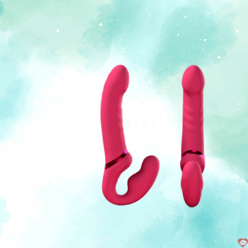 Lovense Lapis dương vật giả 2 đầu kết nối APP cao cấp cho Lesbian