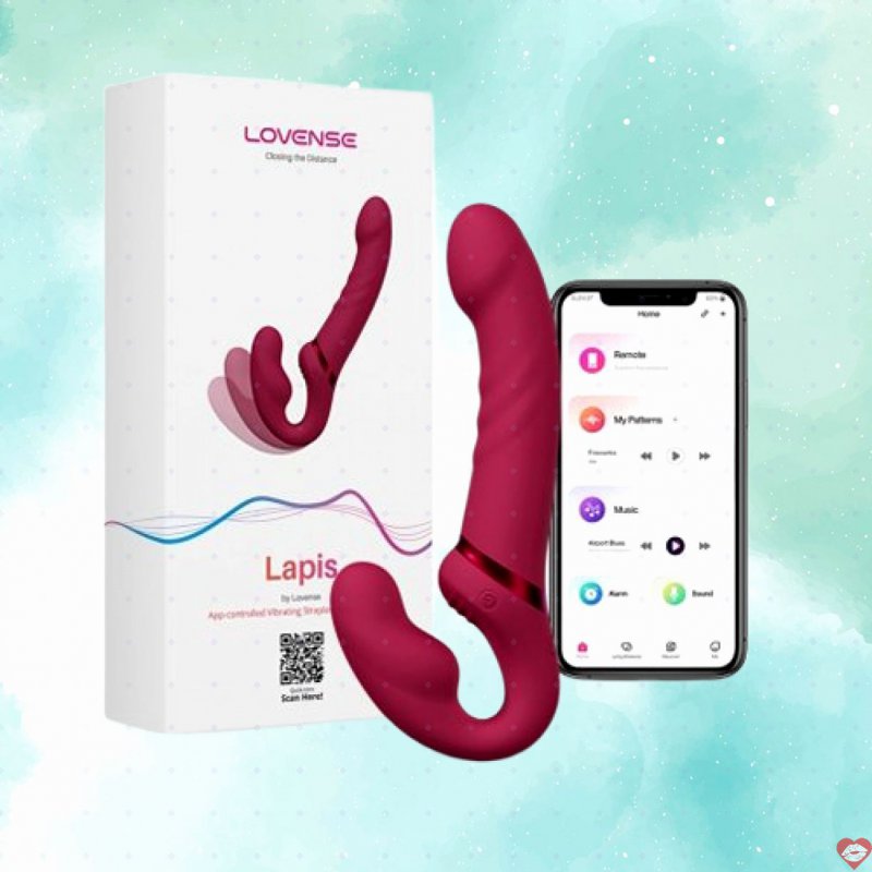 Dương vật giả 2 đầu cao cấp cho les Lovense Lapis