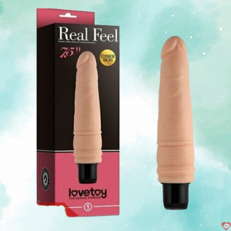 Dương Vật Giả Loại Thẳng Lovetoy Có Rung Như Thật - SHP173