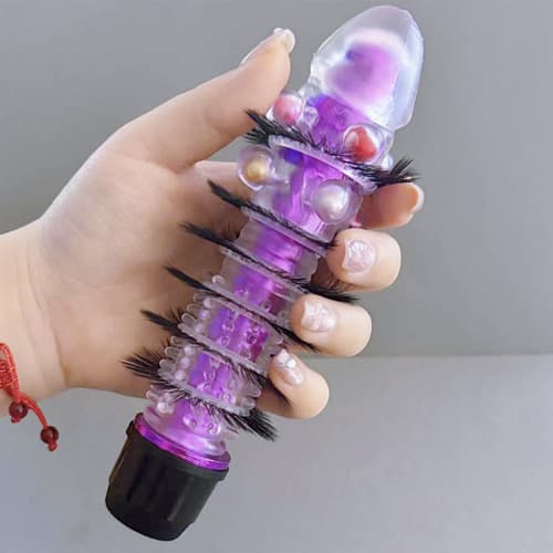 Dương Vật Giả Có Lông 30 Tần Số Rung Kích Thích Điểm G Cực Đỉnh