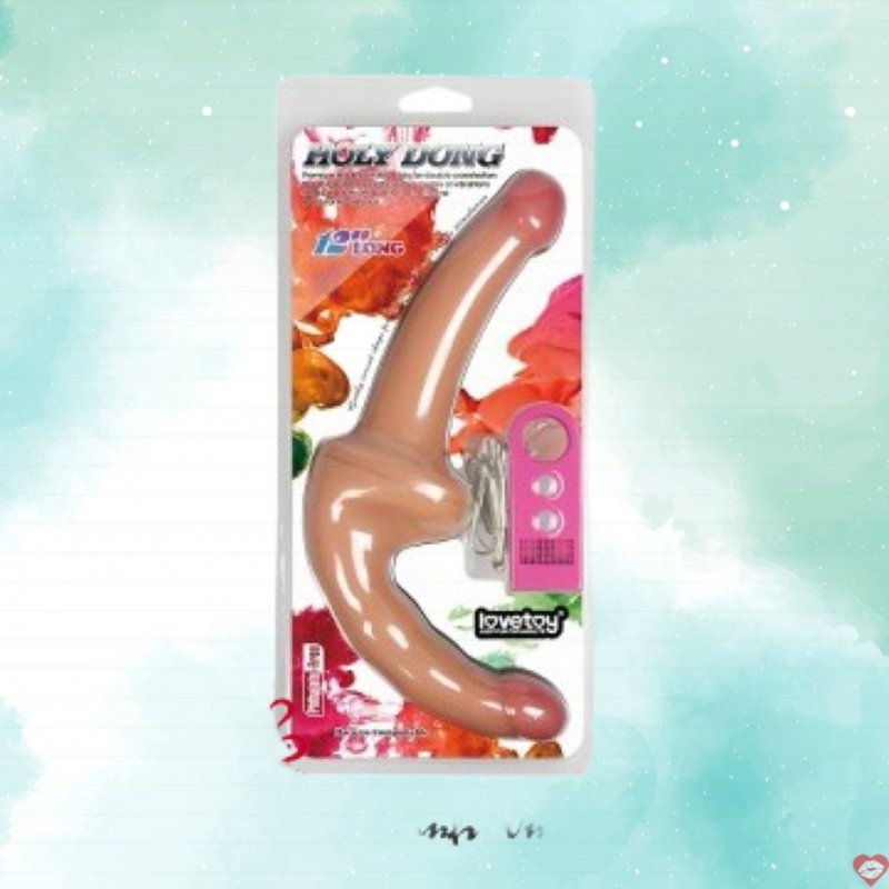 Dương vật 2 đầu siêu mềm có rung Lovetoy Holy Dong