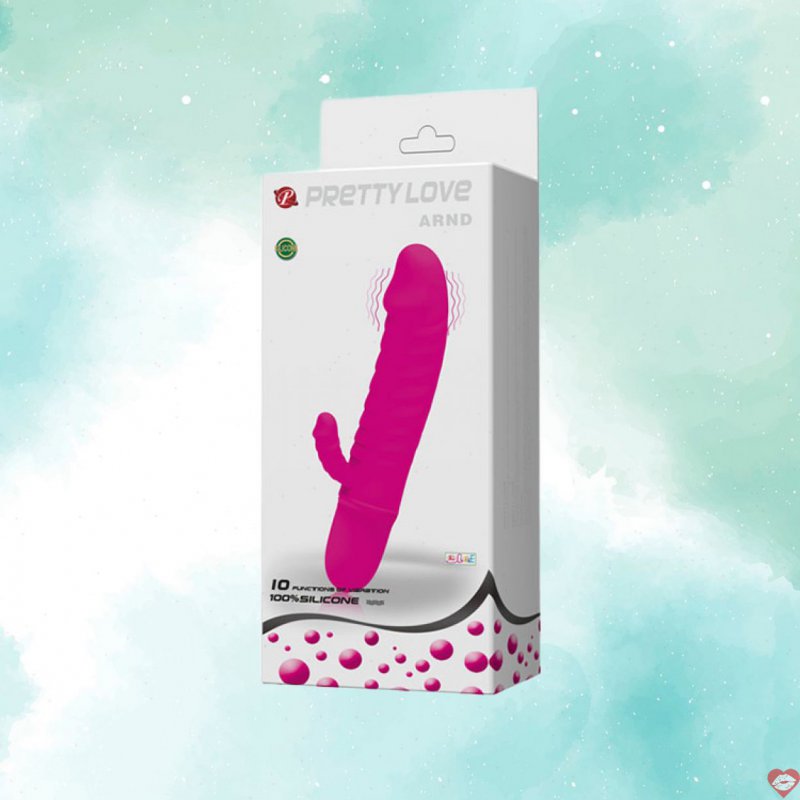 Dương vật silicon nhỏ nhắn rung PrettyLove Arnd