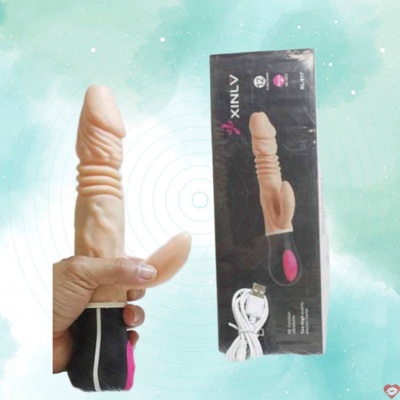Dương vật giả flexible bending rung ngoáy có nhiệt độ