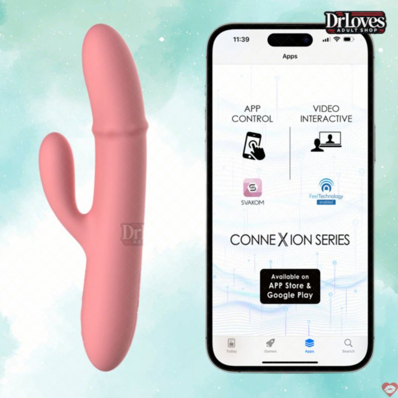 Dương Vật Giả Svakom Mora Neo Rung Nhánh + Bi Lăn