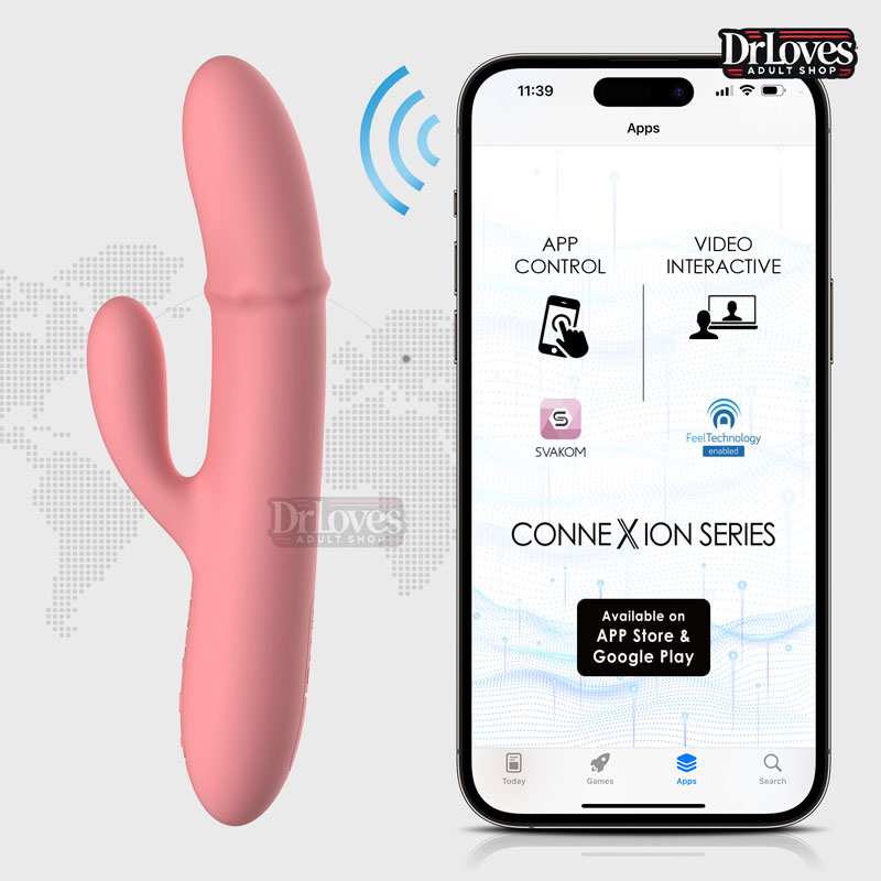 Dương Vật Giả Svakom Mora Neo Rung Nhánh Bi Lăn Siêu Mạnh, App