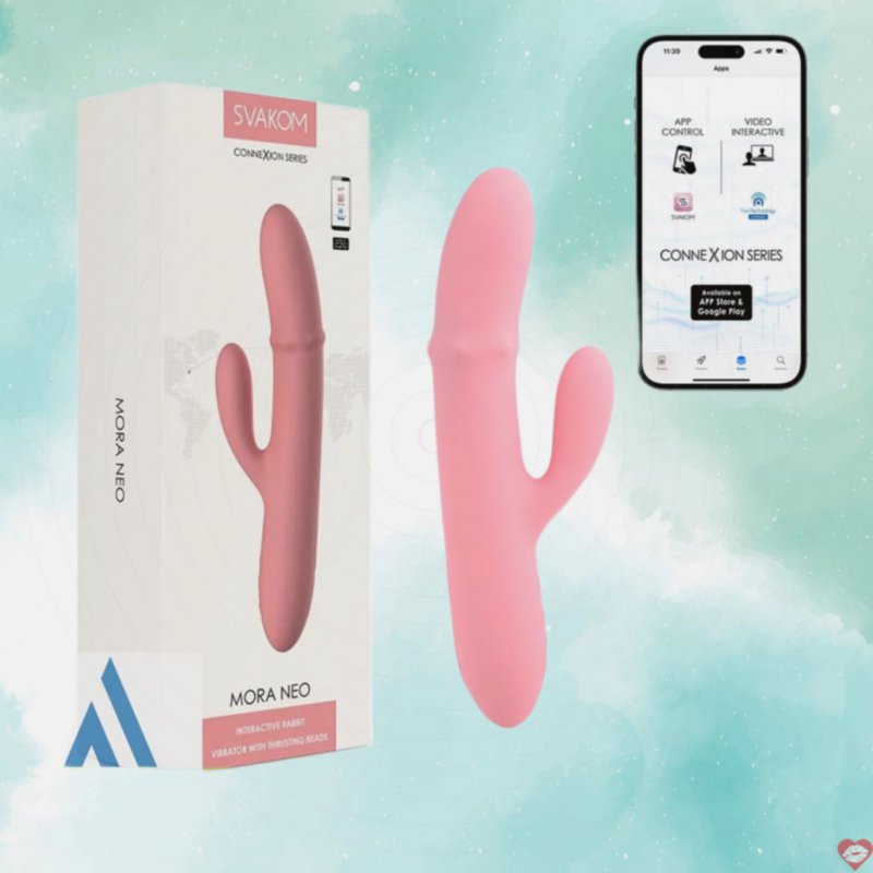 Svakom Mora Neo chim giả rung có gai di chuyển kết nối App