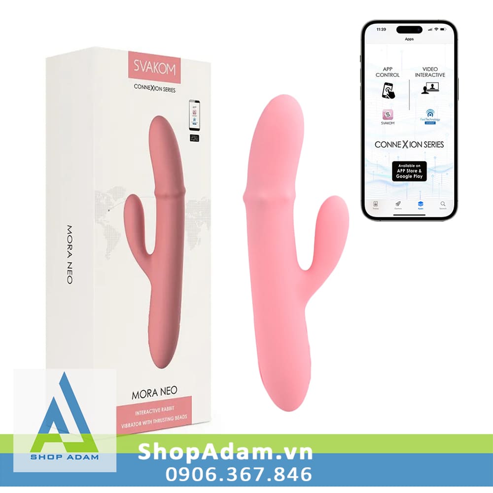 Svakom Mora Neo chim giả rung gai kết nối App