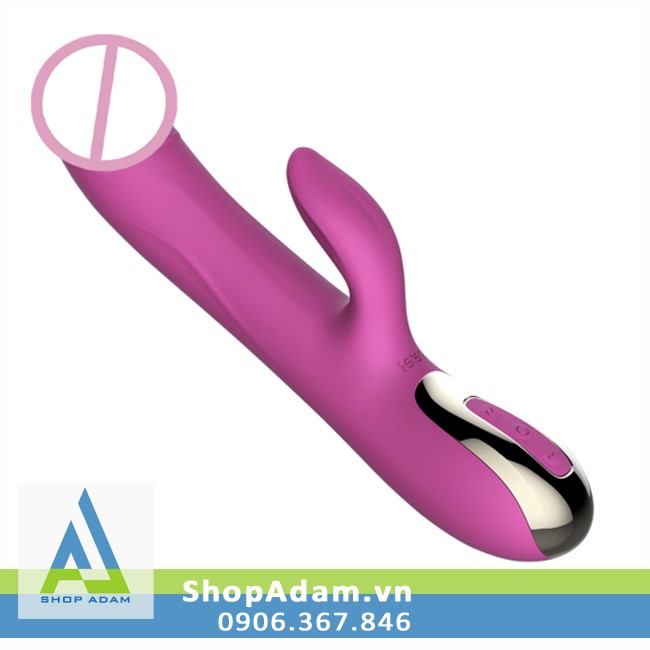 Dương vật giả Leten rung thụt cao cấp Nhật Bản màu hồng nữ tính