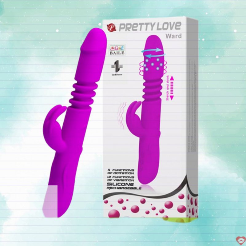 Dương vật giả rung ngoáy thụt Pretty Love Ward