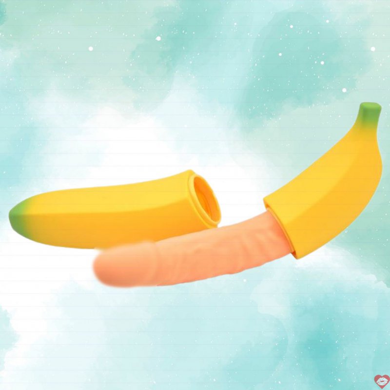 MOYLAN BANANA dương vật giả hình quả chuối có rung